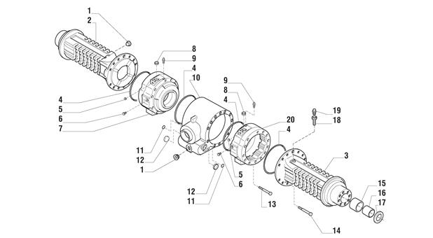 Carraro Axle Drawing for 142269, page 3