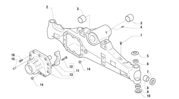 Carraro Axle Drawing for 143439, page 3