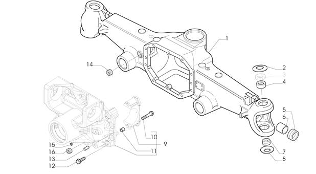 Carraro Axle Drawing for 145109, page 3