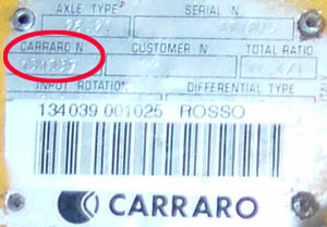 Carraro Tag