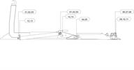 Drawing for Reynolds Boughton Hookloader model 8/32 Pins And Bushes