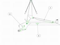 Drawing for Telehoist Skiploader model CH18 Seal Kits