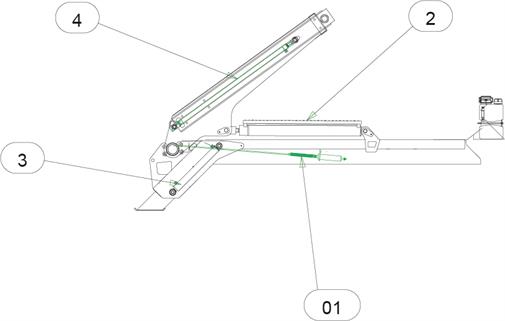 Drawing for Telehoist Skiploader CH8PR Seal Kits