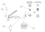 Drawing for MacLift Skiploader model MiniReach Hydraulics