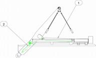 Drawing for MacLift Skiploader model LEADER Seal Kits