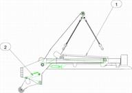 Drawing for MacLift Skiploader model 16-19SA SA Seal Kits