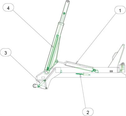 Drawing for Telehoist Skiploader CH305ES EXTRA PR Seal Kits