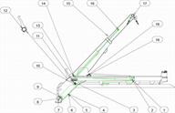 Drawing for MacLift Skiploader model COMPACT Pins & Bearings