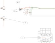 Drawing for Telehoist Hookloader model TL16 Neck Ram Circuit Valves