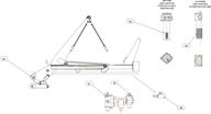 Drawing for MacLift Skiploader model 16/19DA Hydraulic Valves And Filters