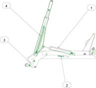 Drawing for MacLift Skiploader model EASILIFT MAXIREACH Seal Kits