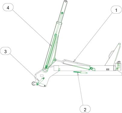 Drawing for Telehoist Skiploader PR10-12 Seal Kits