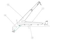 Drawing for Telehoist Skiploader model CH18prS Seal Kits